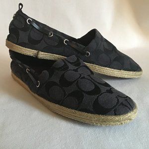 Coach ‘Mellow’ Canvas Loafer/Espadrilles